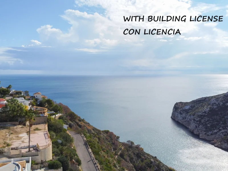 Südgrundstück mit Meerblick in Granadella, Jávea