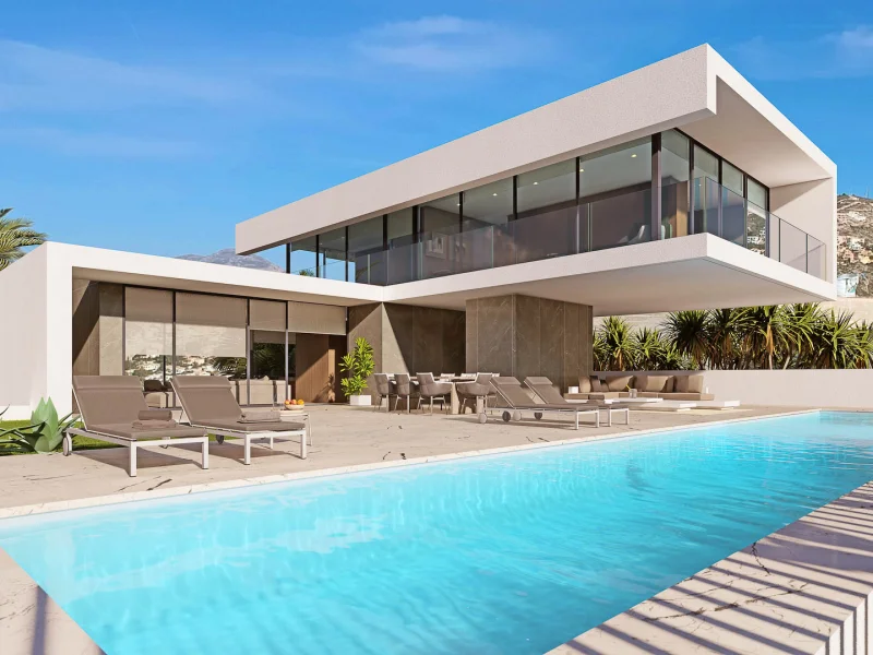 Luxusvilla zu verkaufen in El Portet, Moraira, mit Meerblick