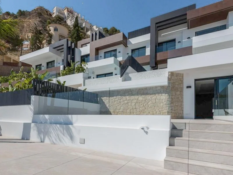 Luxus-Maisonette-Wohnung in Benidorm mit Meerblick und privatem Pool