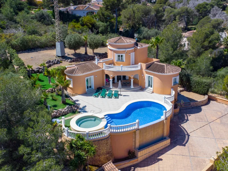 Villa in Costa Nova, Jávea mit privatem Pool und Meerblick