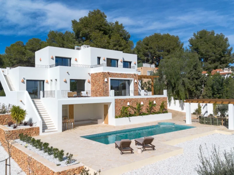 Exklusive Neubau-Villa mit privatem Pool in Moraira