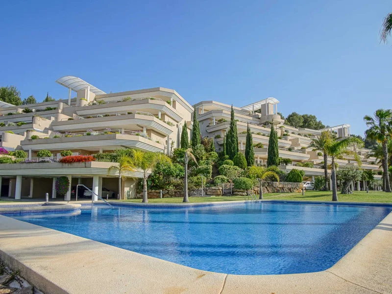 Apartment in Pedreguer, La Sella mit spektakulärem Meerblick