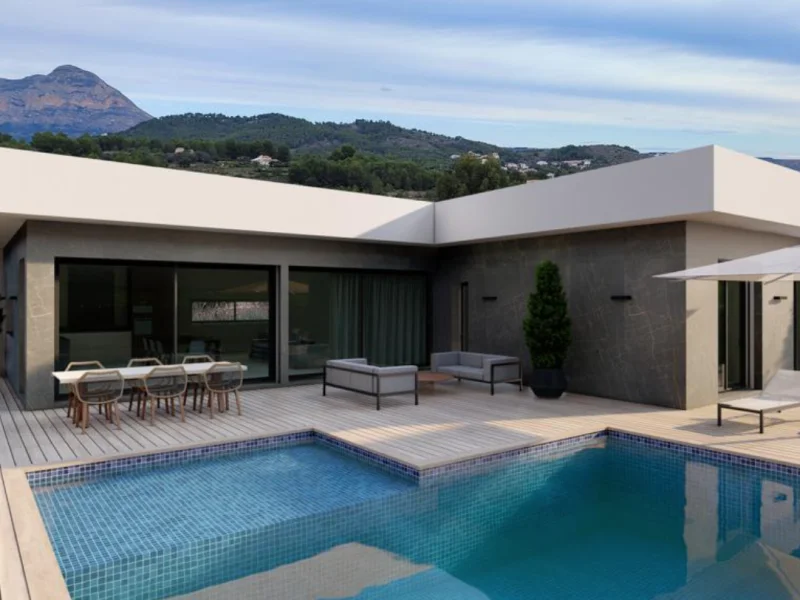 Baugrundstück mit Baugenehmigung zum Verkauf in Jávea