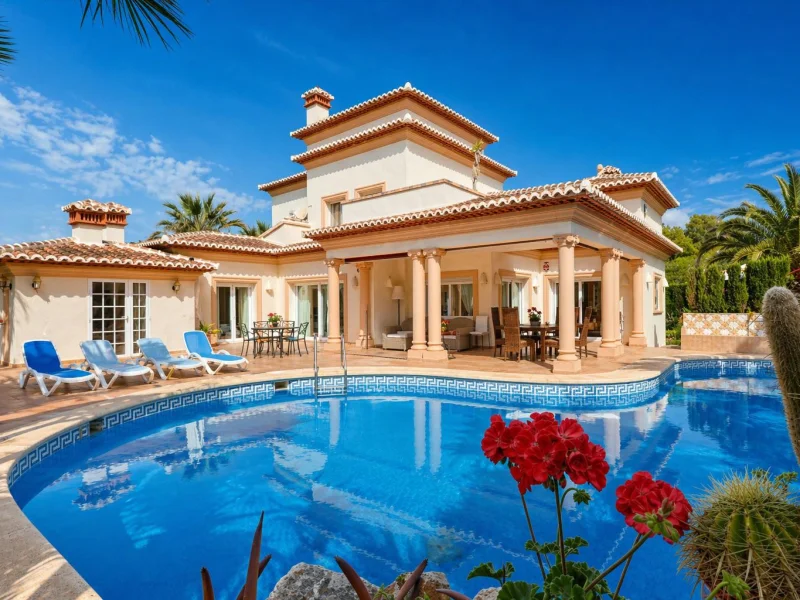 Villa zum Verkauf in Jávea, Costa Nova mit privatem Pool und außergewöhnlicher Privatsphäre