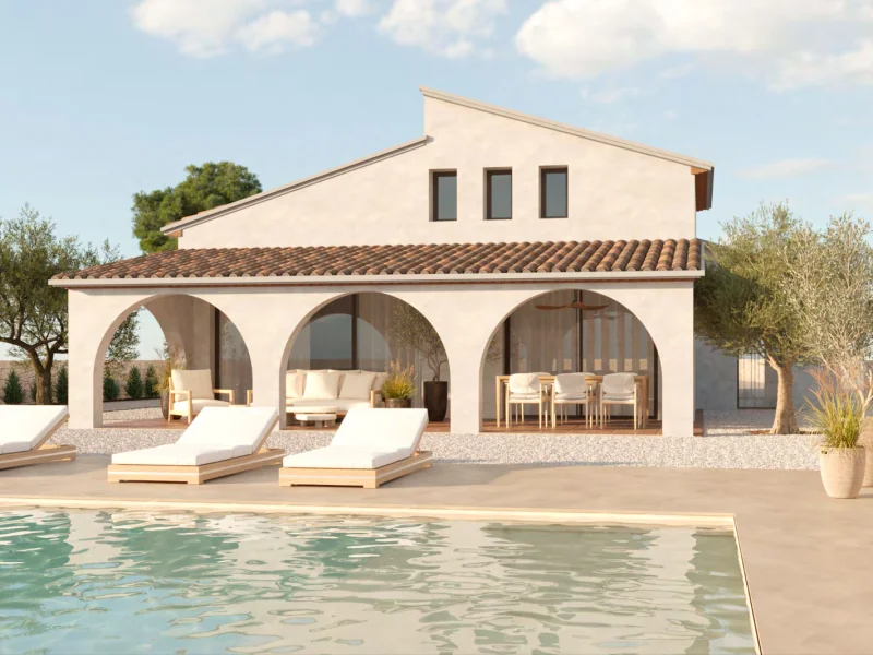 Neubau villa in Moraira zu verkaufen mit privatem pool und modernem design