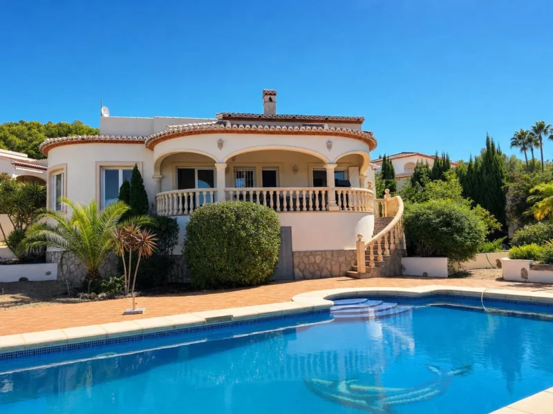 Bezaubernde ebenerdige Villa mit Montgó-Blick in Jávea
