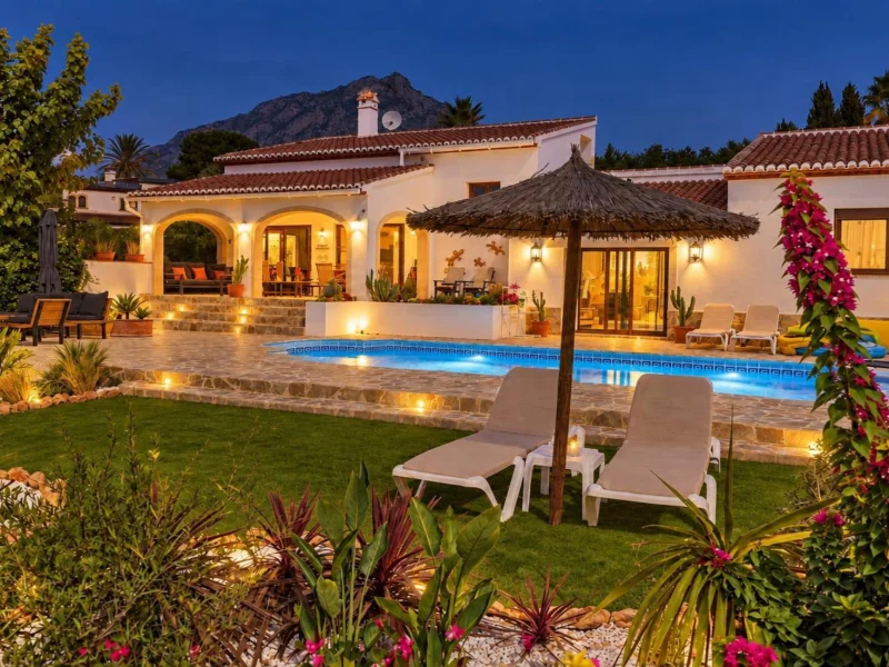 Komplett renovierte Villa zum Verkauf in Jávea, nur wenige Gehminuten von der Altstadt entfernt