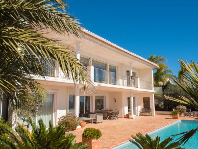 Villa mit Blick auf den Peñón de Ifach in Calpe