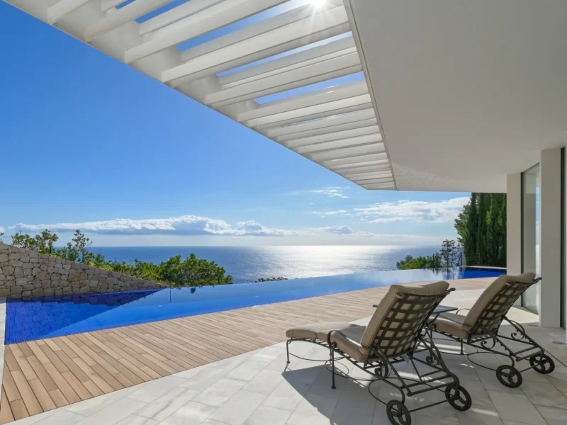 Modernes Chalet in Jávea mit Infinity-Pool und Meerblick