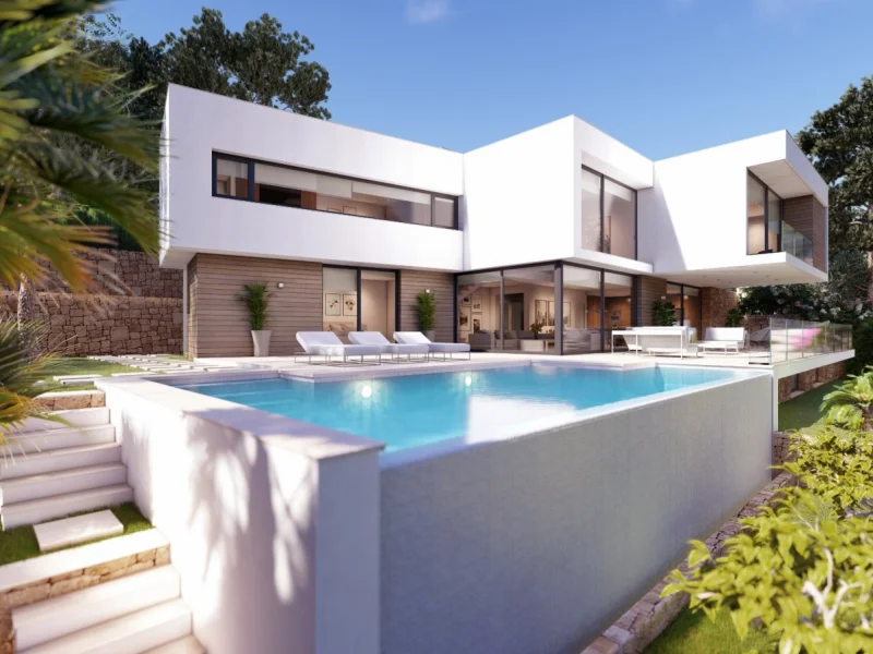 Moderne Villa mit Meerblick in Jávea