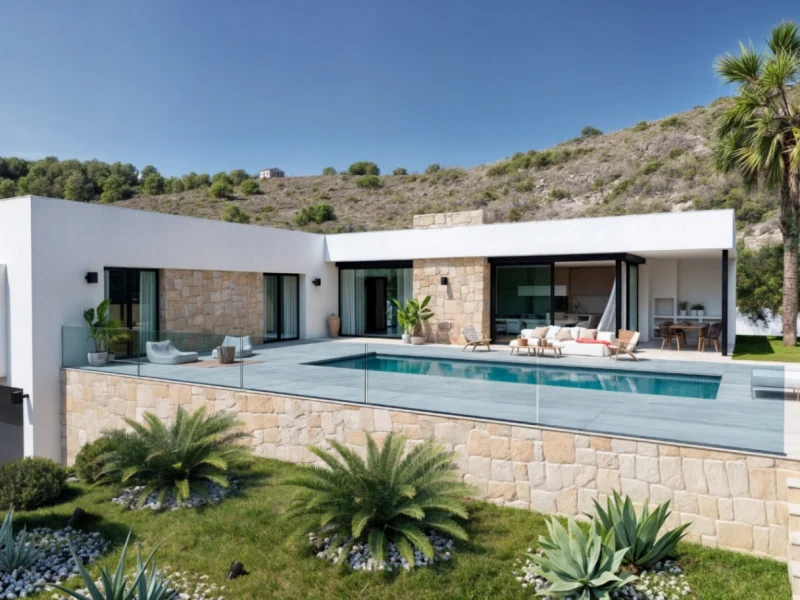 Moderne Chalet mit Panoramablick in Benitachell
