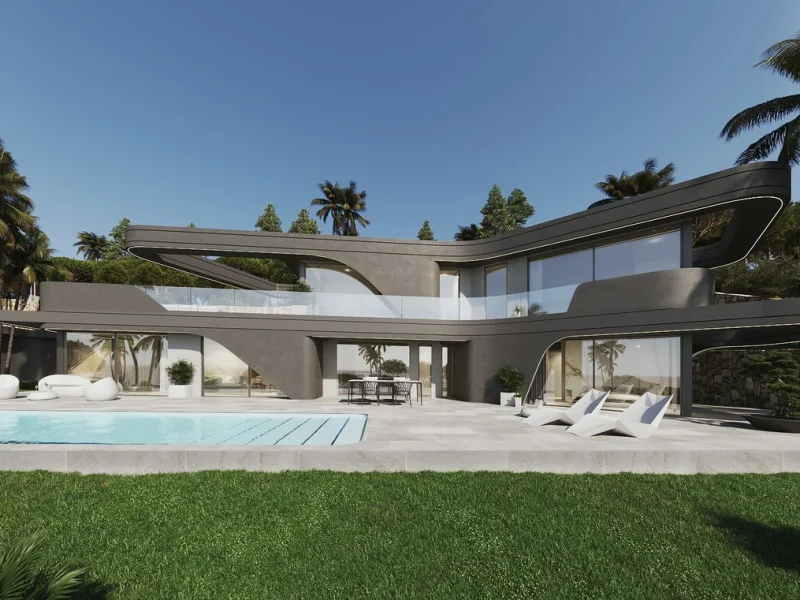 Moderne Design-Villa in Jávea mit privatem Pool