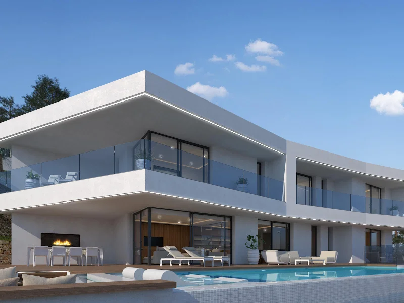 Moderne Luxusvilla mit Meerblick in Jávea