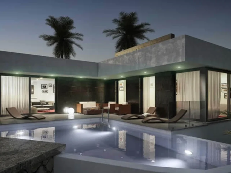 Moderne Neubauvilla in Pedreguer, Monte Solana mit privatem Pool