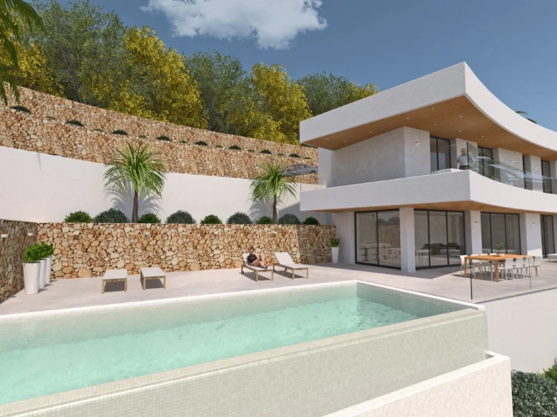 Neu gebaute Villa mit Meerblick in Jávea