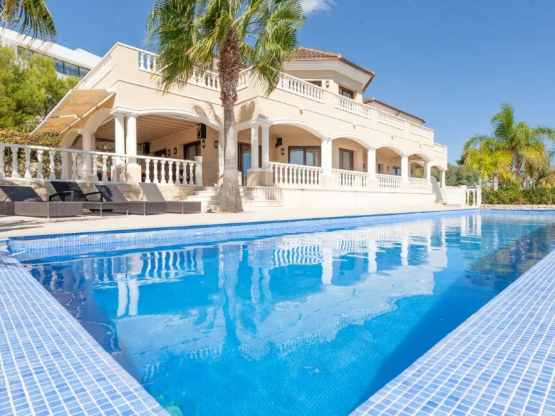 Villa in Calpe mit Panoramameerblick