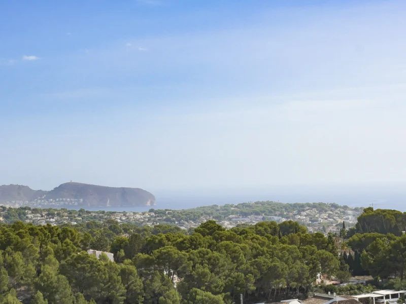 Großes Baugrundstück in Benissa, La Fustera mit Meerblick