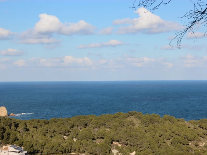 Baugrundstück in Jávea mit Meerblick nahe Portichol