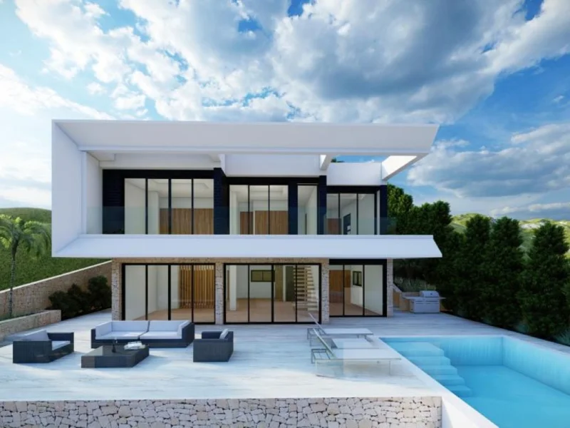 Modernes Villenprojekt in Altea Hills, Altea mit Meerblick