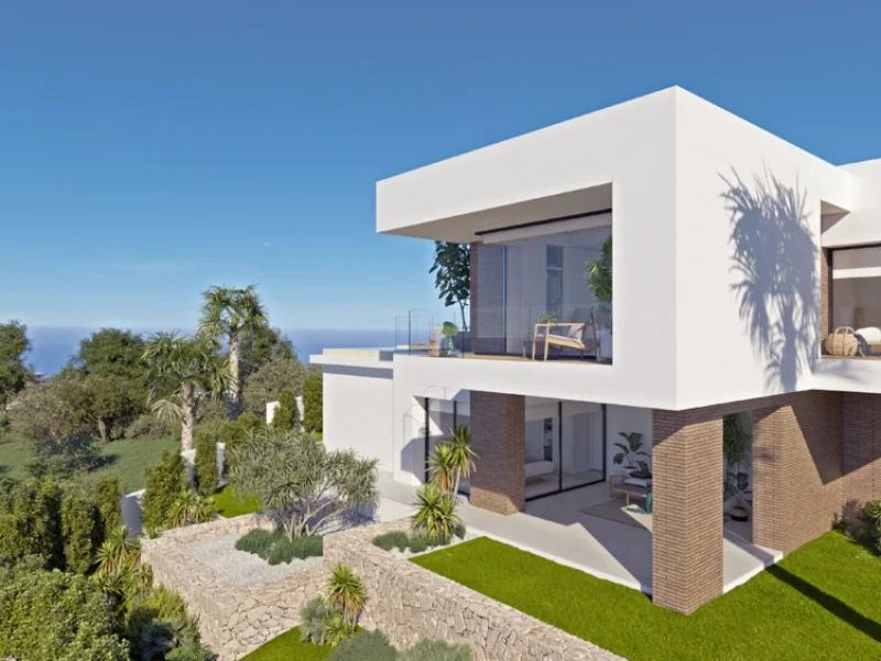 Villa in Benitachell, Cumbre del Sol mit Meerblick und Infinity-Pool