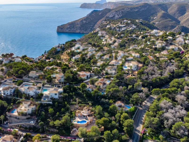 Villa mit Panoramablick in Balcón al Mar, Jávea