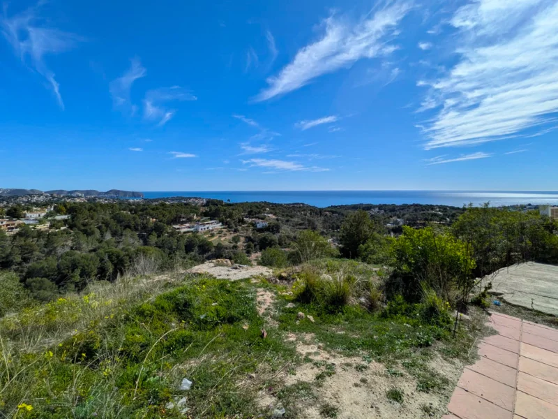 Grundstück in Benissa, Tossal Los Bancales mit Panoramameerblick