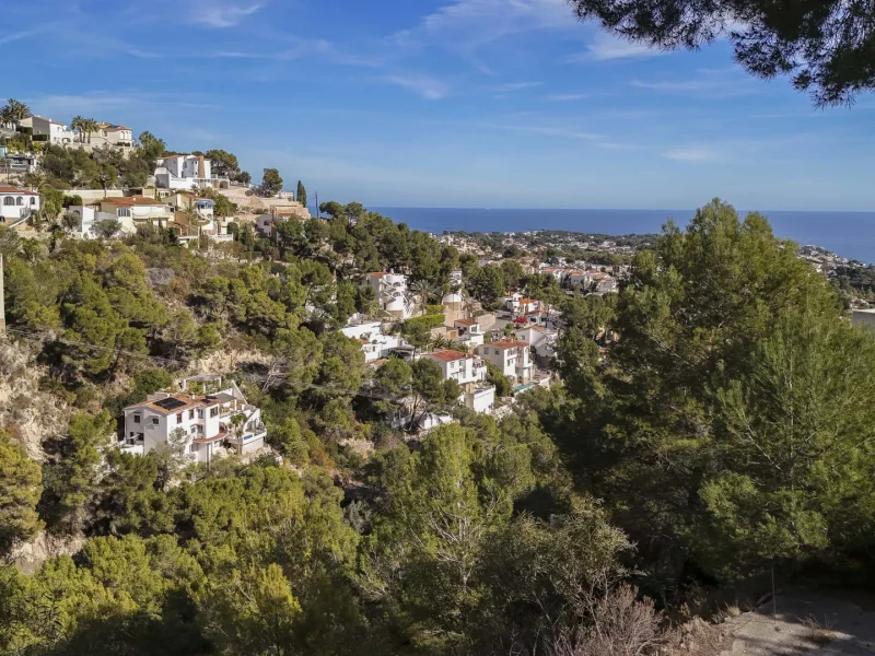 Ländliches Grundstück in Benissa mit Meerblick und Naturlage