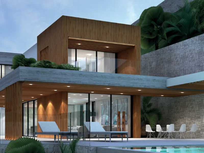 Moderne Villa in Racó de Galeno, Benissa mit Meerblick