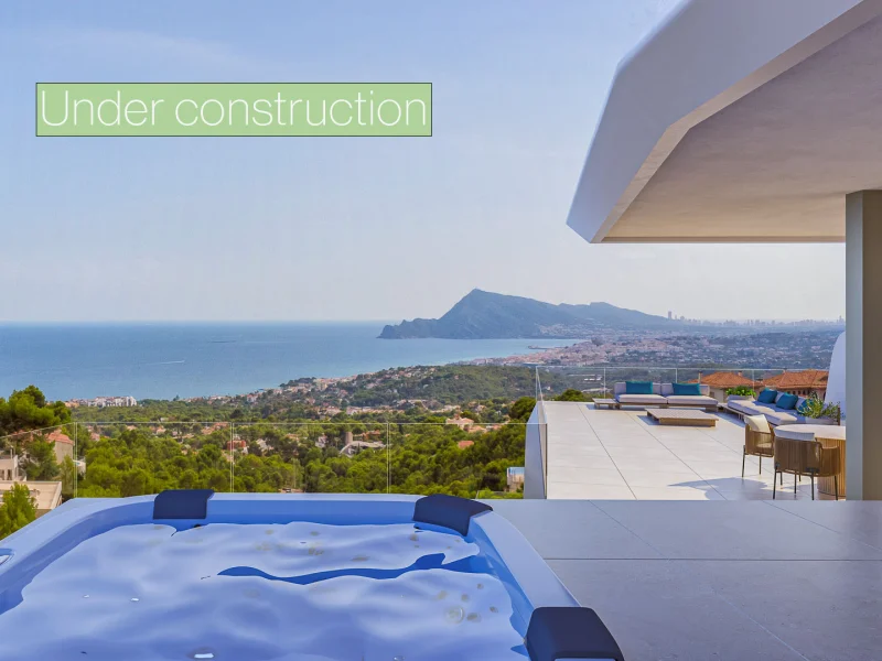 Exklusive Luxus-Villa mit Meerblick in Altea