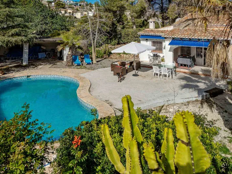 Gemütliche mediterrane Villa in La Arnella, Moraira mit privatem Pool