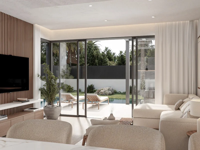 Energieeffiziente Neubauvilla in Alcalalí mit Panoramablick