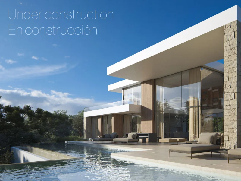 Zeitgenössische Villa in Fanadix, Moraira mit Panoramameerblick