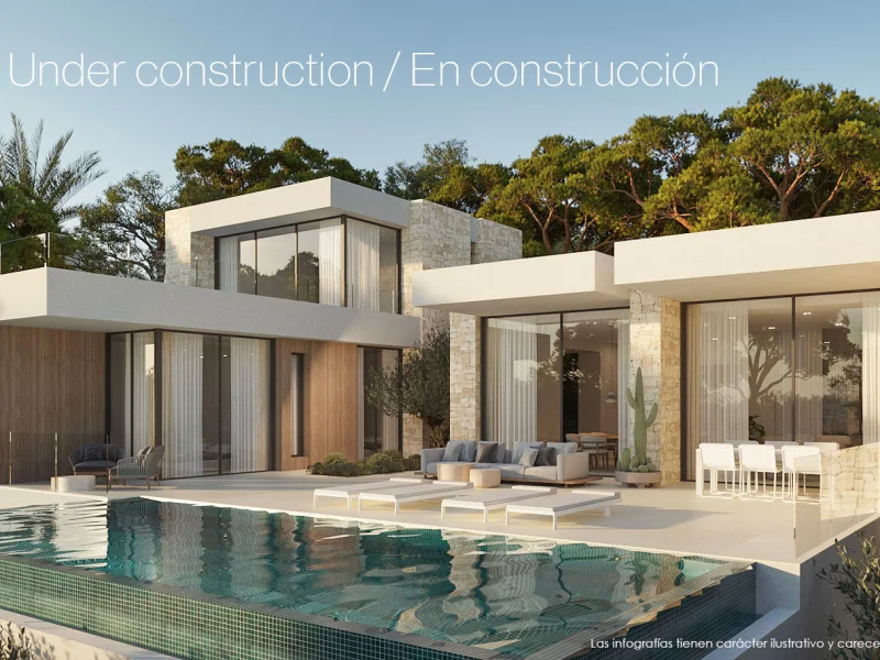 Modernes Villenprojekt in San Jaime Benissa mit Meerblick