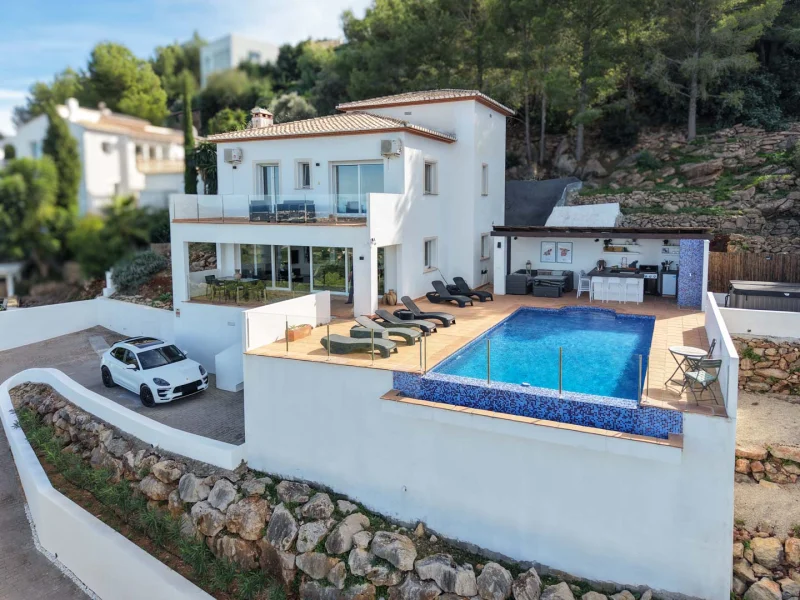 Villa in Pedreguer, La Sella mit Meerblick und privatem Pool