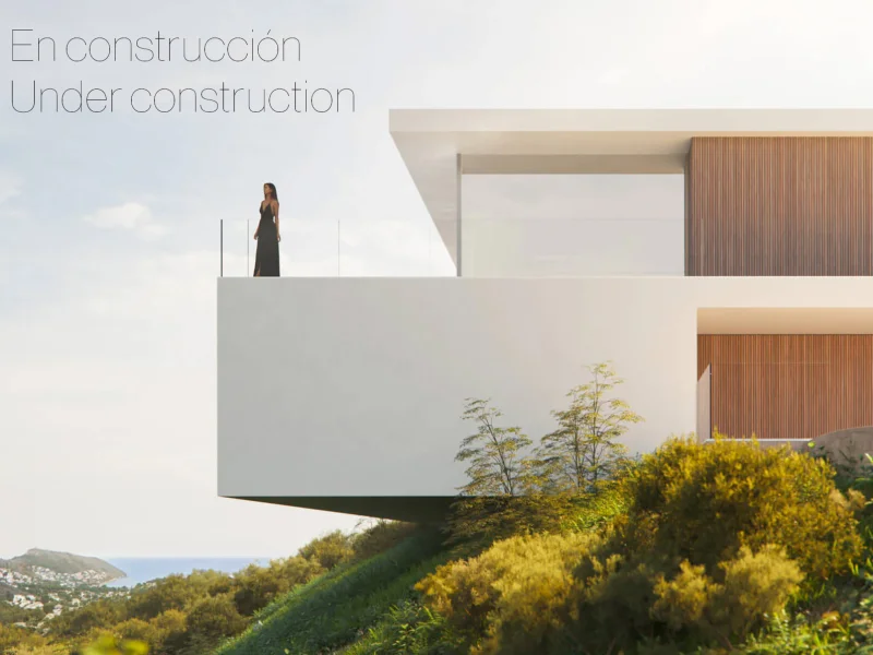 Exklusive Designervilla in Moraira mit Panoramameerblick