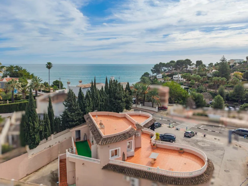 Penthouse mit großen Terrassen in Benissa, La Fustera mit Meerblick