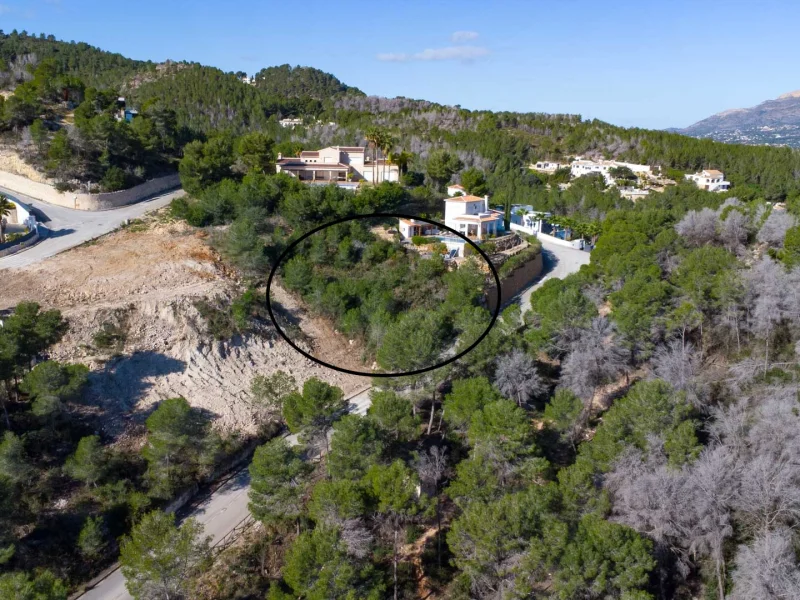 Baugrundstück mit Meerblick in Tosalet 5, Jávea