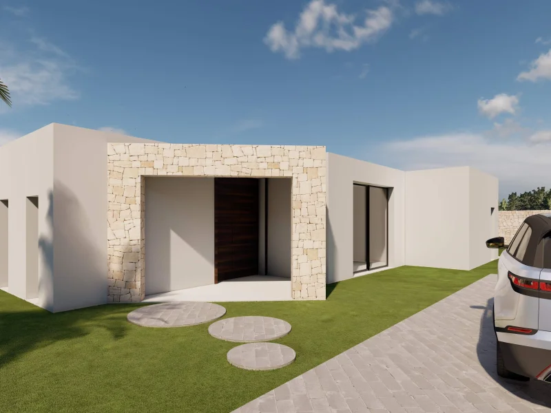 Moderne Neubau-Villa in Benissa mit privatem Pool