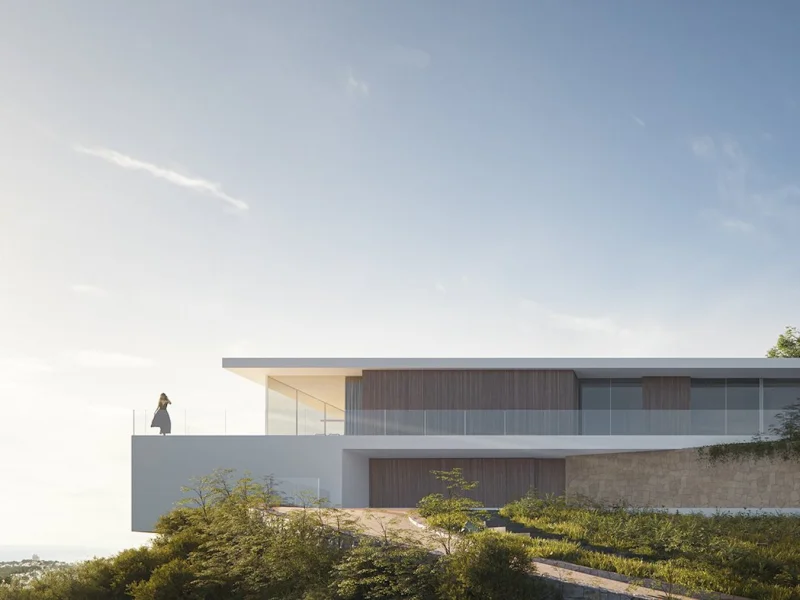 Spektakuläre Design-Villa in Moraira mit Panoramablick
