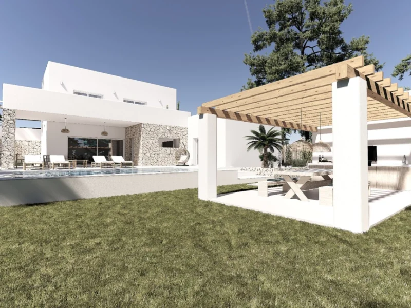 Moderne mediterrane Villa in Moraira mit privatem Pool