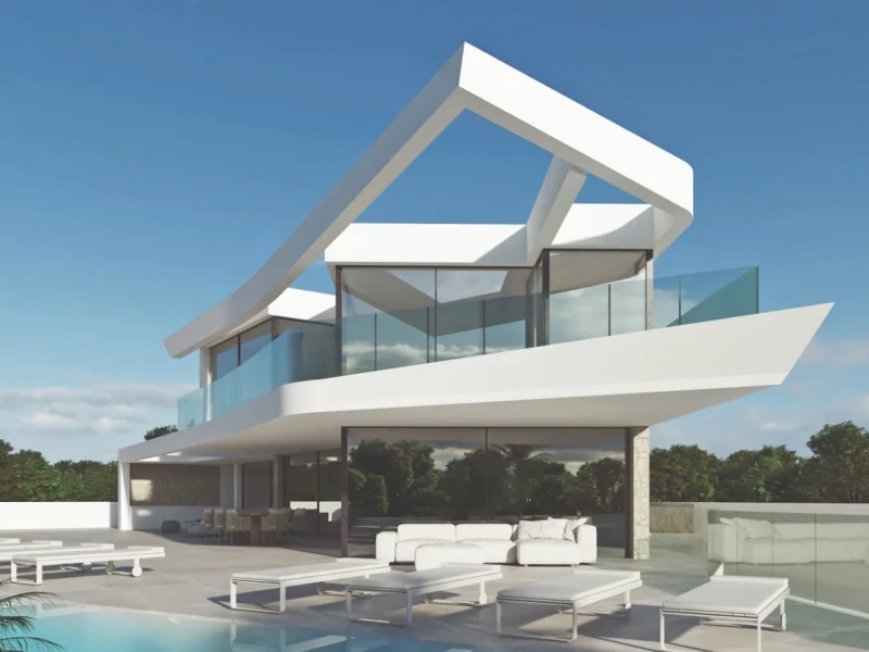 Exklusive Villa in Moraira, Coma de los Frailes mit Meerblick