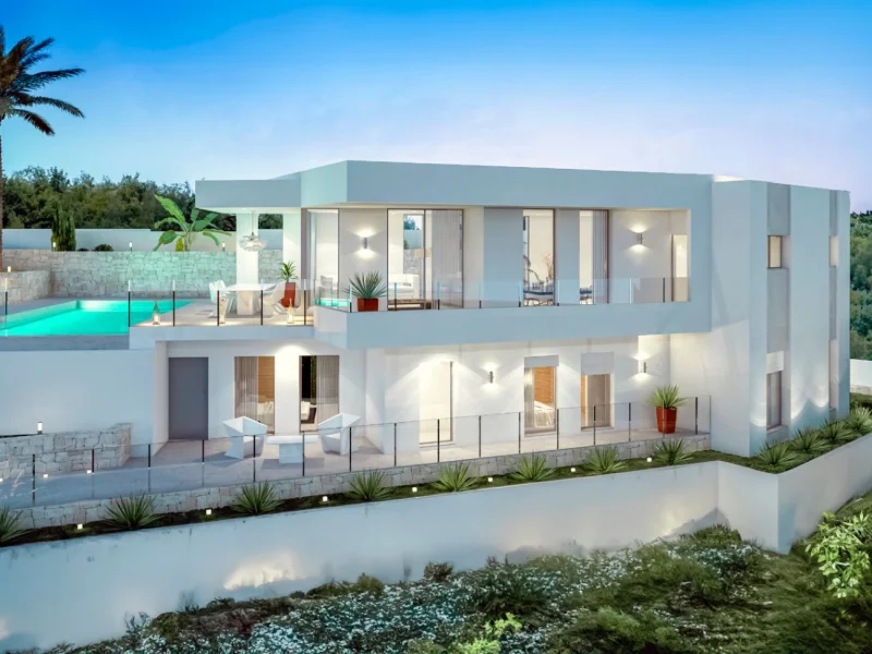 Moderne Villa mit Infinity-Pool in Benimeit, Moraira