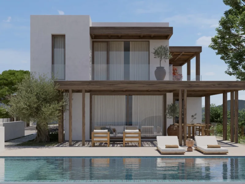 Design-Villa zu verkaufen in Benimeit, Moraira, mit privatem Pool