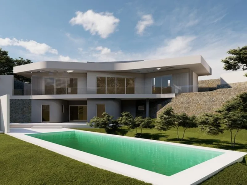 Moderne Villa in Jávea, Tosalet mit Panoramameerblick
