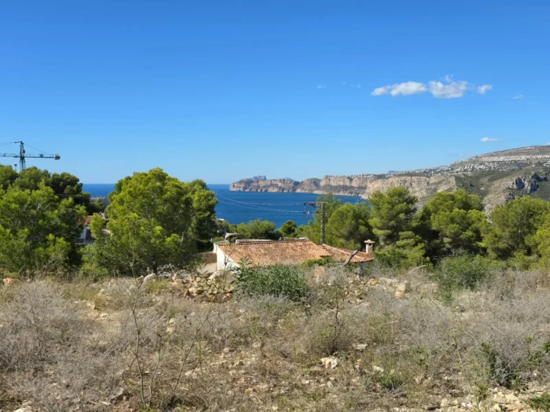 Baugrundstücke mit Meerblick in Costa Nova, Jávea