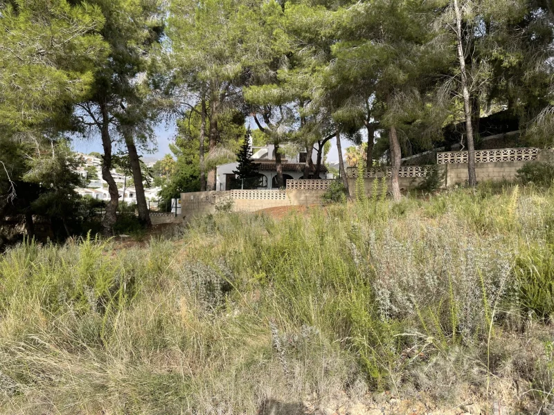 Grundstück in Costera del Mar, Moraira mit Panoramablick