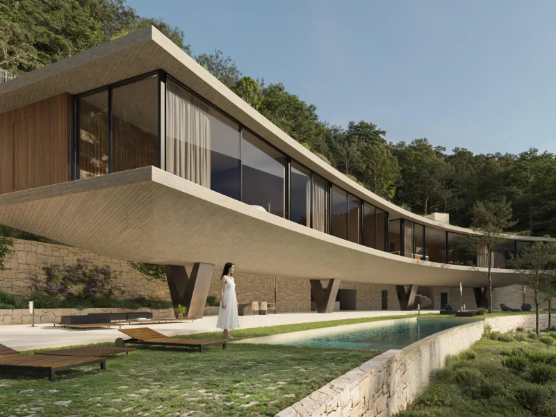 Avantgardistische Design-Villa in Benissa mit Meerblick