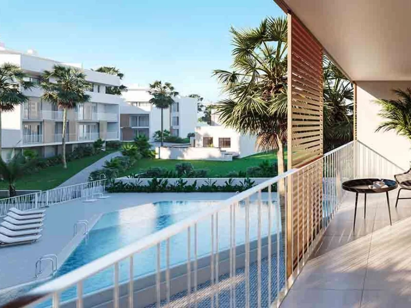 Neubau-Apartment mit Pool und Fitnessraum in Jávea
