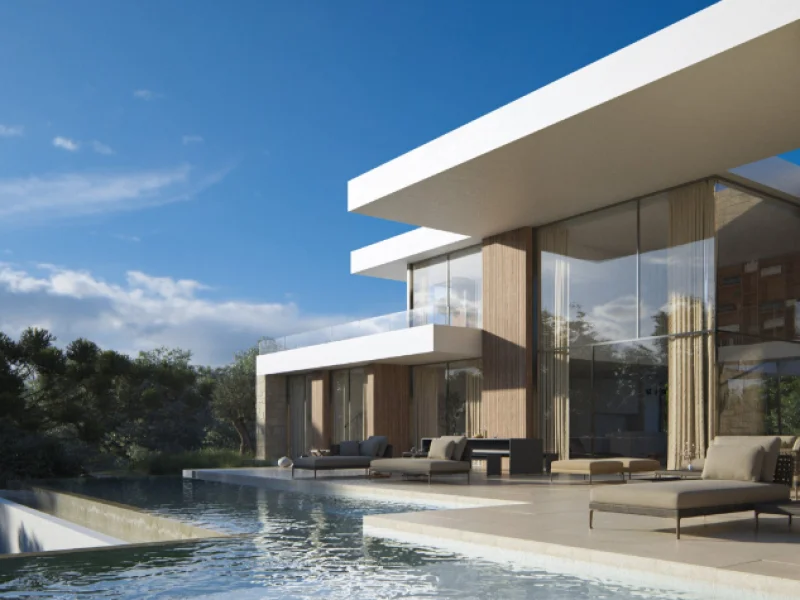 Luxuriöse Neubauvilla in Moraira mit Meerblick
