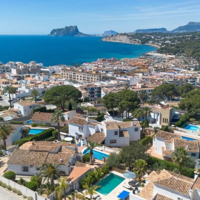 Moraira: Coma de los Frailes - Villas und Wohnungen
